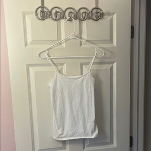 Children's Place Girls Size XL White Spaghetti Strap Tank Top